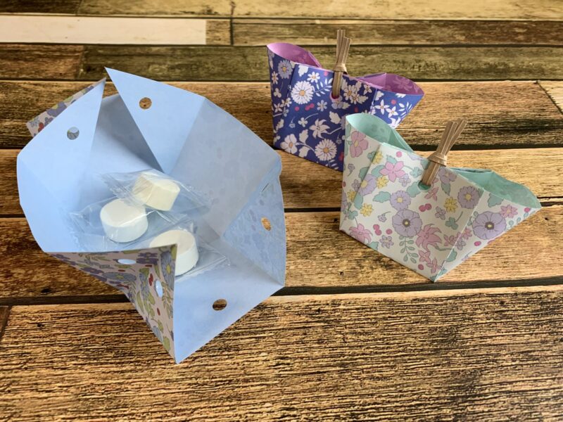 折り紙1枚で簡単なプチギフト用パッケージの作り方