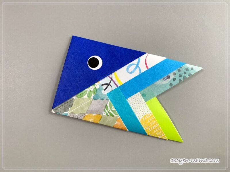 簡単な折り紙鯉のぼりの折り方