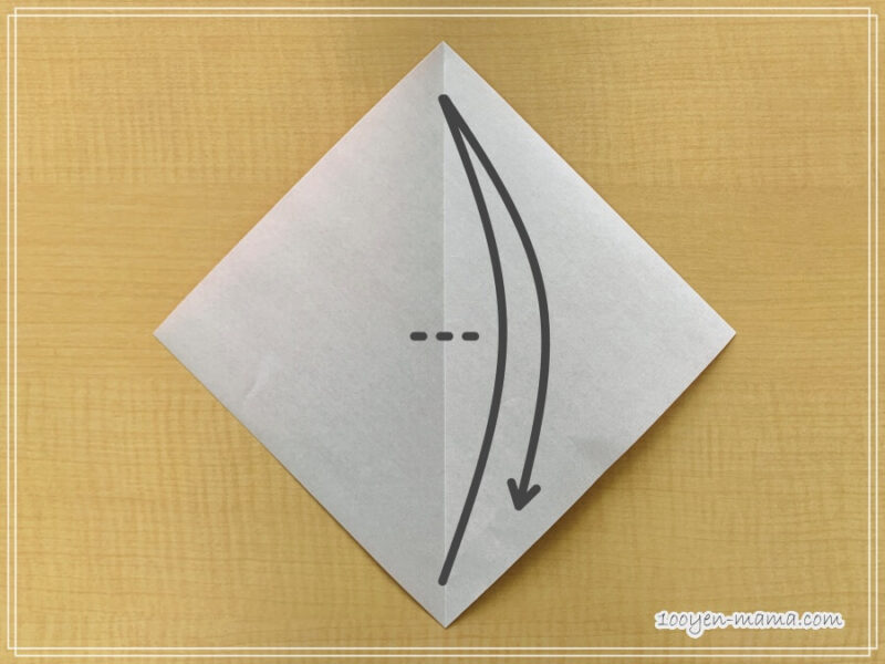 簡単なハートの折り紙の折り方