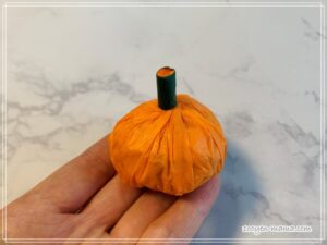 ハロウィンかぼちゃのラッピング